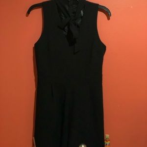 Black Tie Front Romper